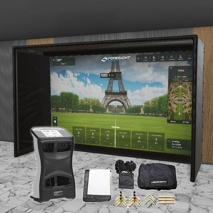 Shop Indoor Golf Foresight Sports GCQuad SIG DIY Golf Simulator Studio Package