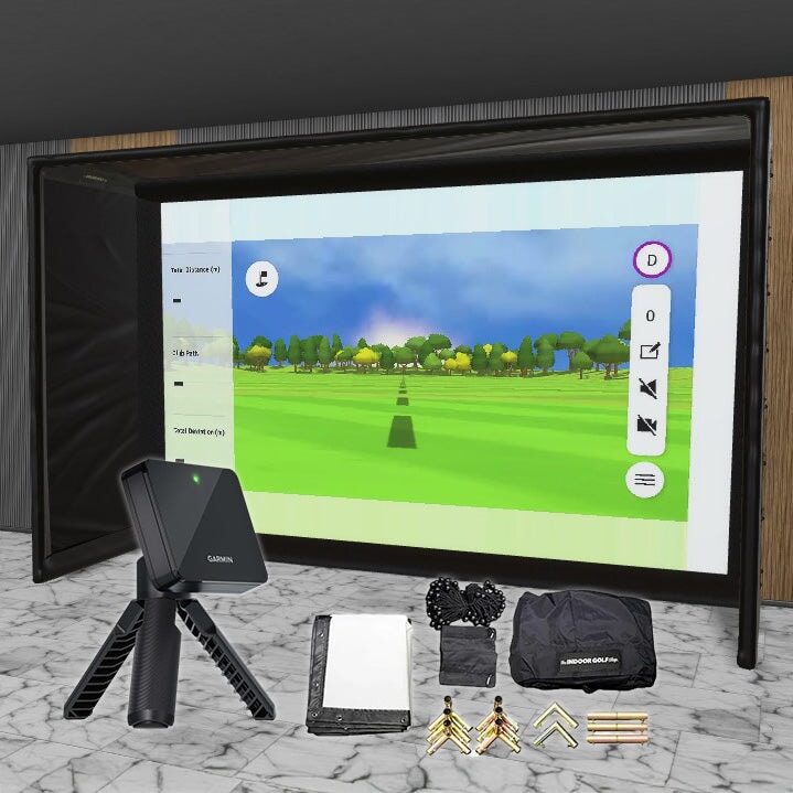 Shop Indoor Golf Garmin Approach R10 SIG DIY Golf Simulator Studio Package
