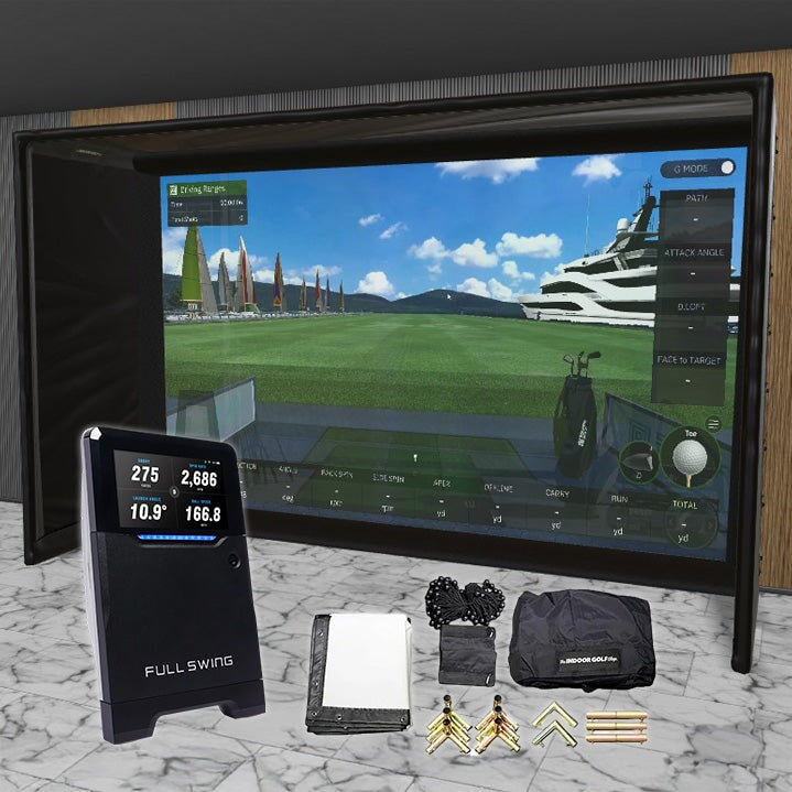 Shop Indoor Golf Full Swing Kit SIG DIY Golf Simulator Studio Package