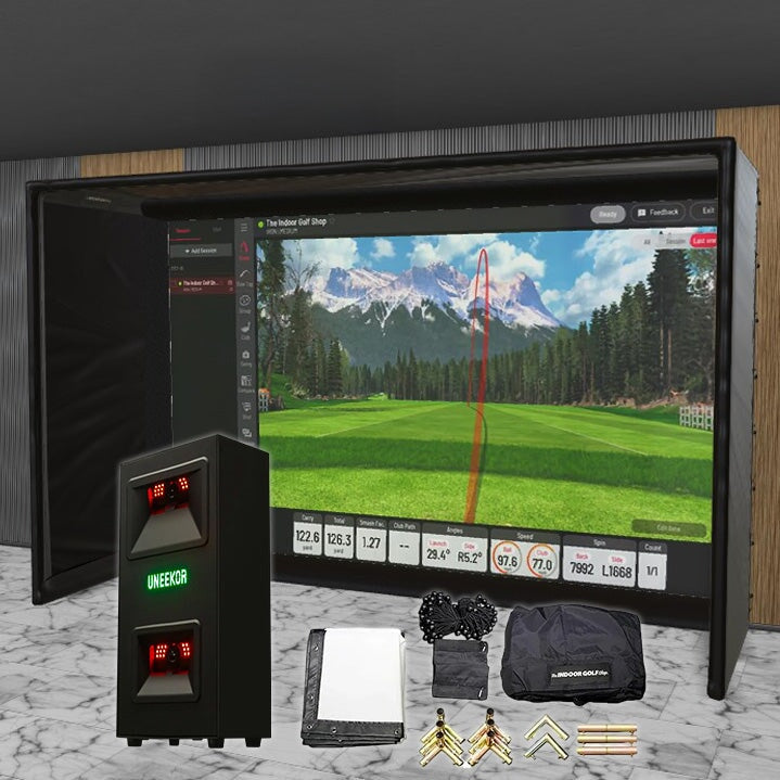 Shop Indoor Golf Uneekor EYE Mini LITE SIG DIY Golf Simulator Studio Package