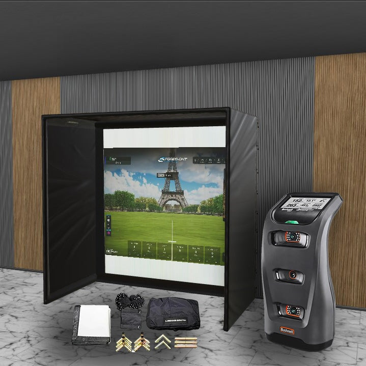 Shop Indoor Golf Bushnell Launch Pro SIG DIY Golf Simulator Studio Package