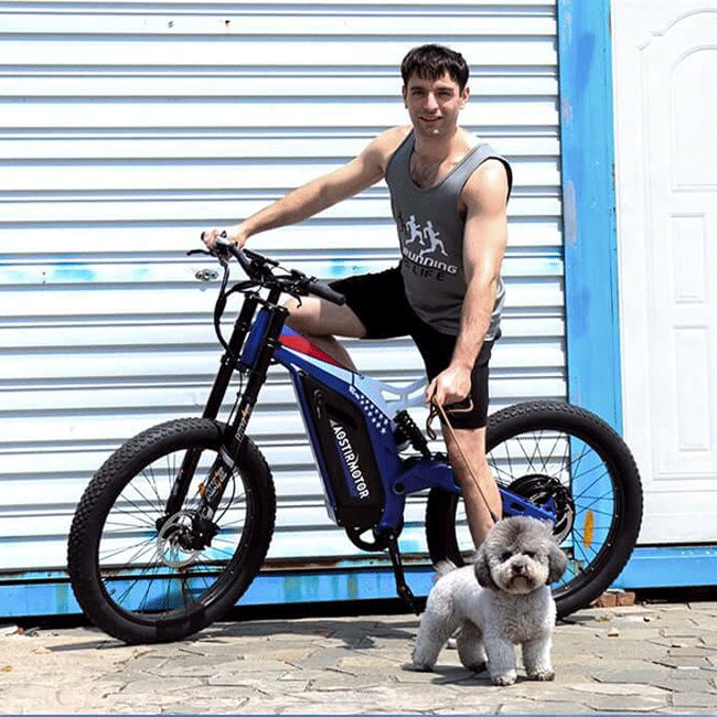 Aostirmotor S17-1500W 48V20Ah 1500W Electric Bike, 26" (SAK73969)