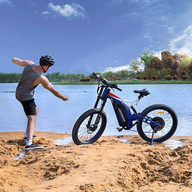 Aostirmotor S17-1500W 48V20Ah 1500W Electric Bike, 26" (SAK73969)