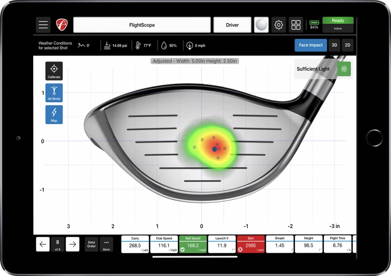 Shop Indoor Golf FlightScope MEVO+ Pro Package & Face Impact Bundle