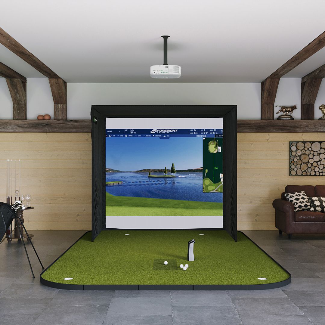 Shop Indoor Golf Foresight Sports GCQuad SIG8 Golf Simulator