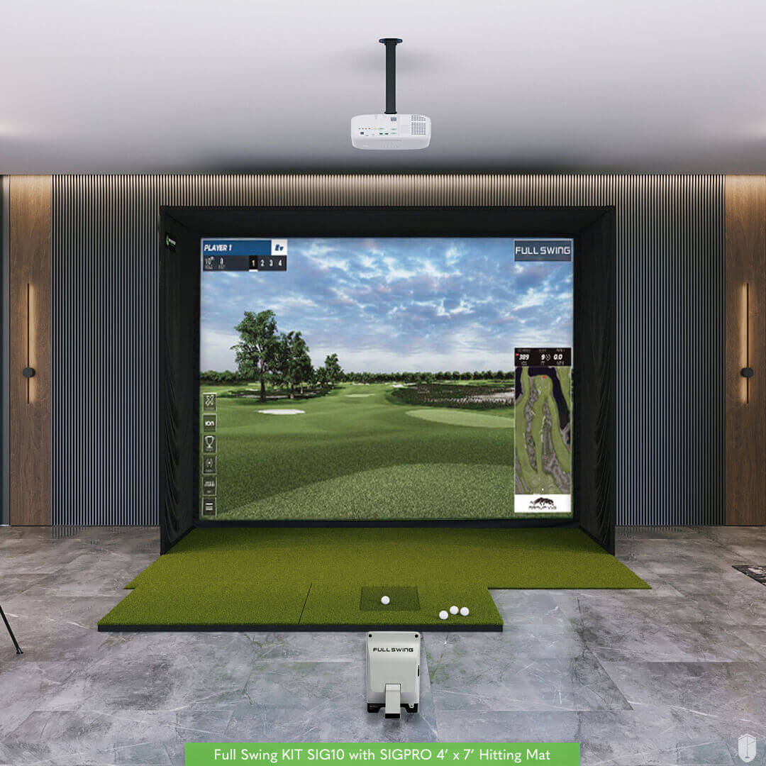 Shop Indoor Golf Full Swing KIT SIG10 Golf Simulator Package