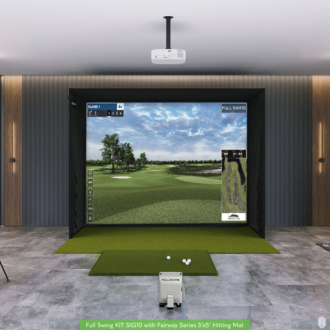 Shop Indoor Golf Full Swing KIT SIG10 Golf Simulator Package