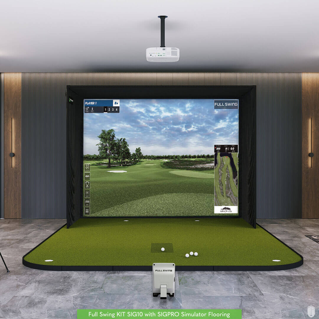 Shop Indoor Golf Full Swing KIT SIG10 Golf Simulator Package