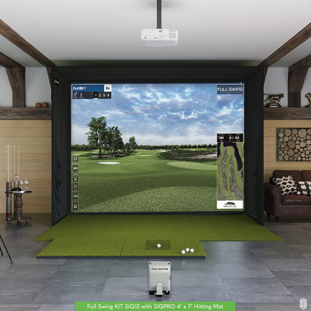 Shop Indoor Golf Full Swing KIT SIG12 Golf Simulator Package