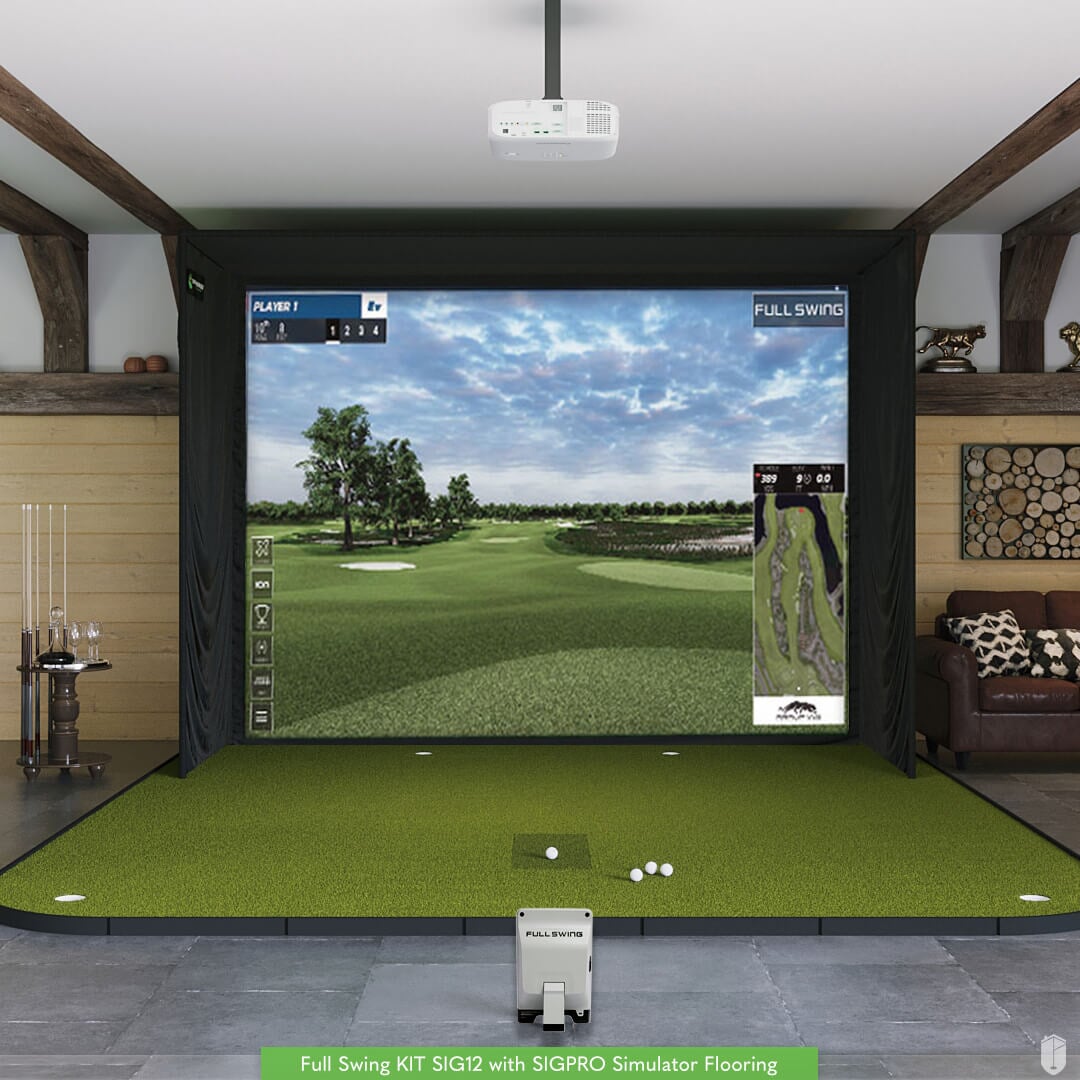 Shop Indoor Golf Full Swing KIT SIG12 Golf Simulator Package