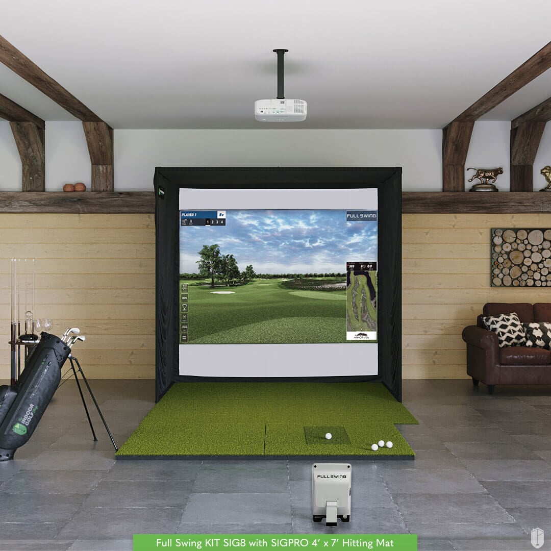 Shop Indoor Golf Full Swing KIT SIG8 Golf Simulator Package