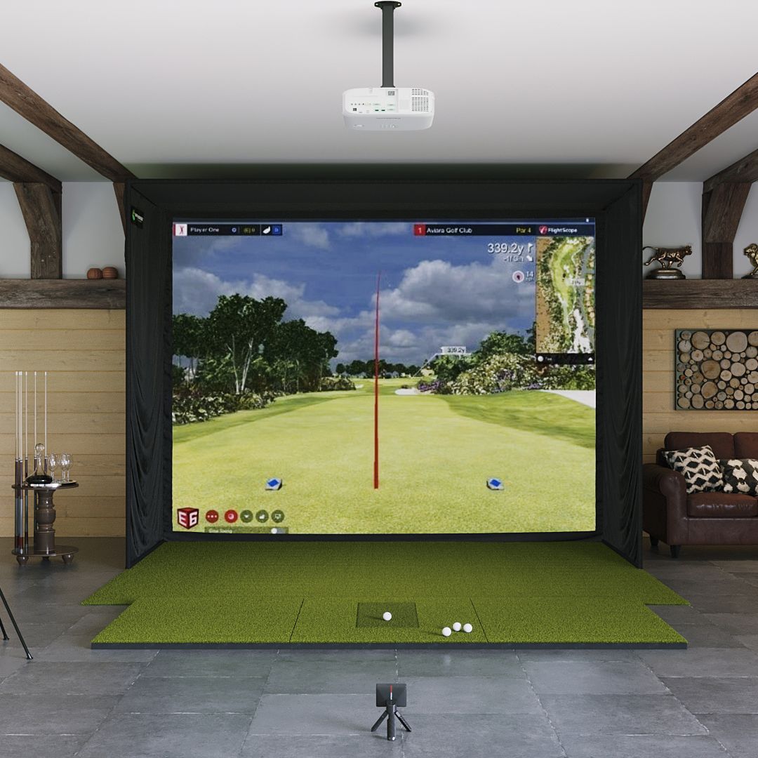 Shop Indoor Golf Garmin Approach R10 SIG12 Golf Simulator Package