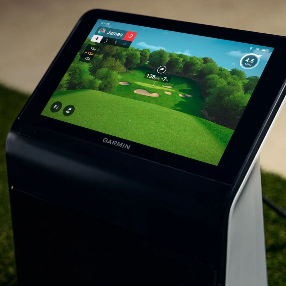 Shop Indoor Golf Garmin Approach R50 Garage Golf Simulator Package