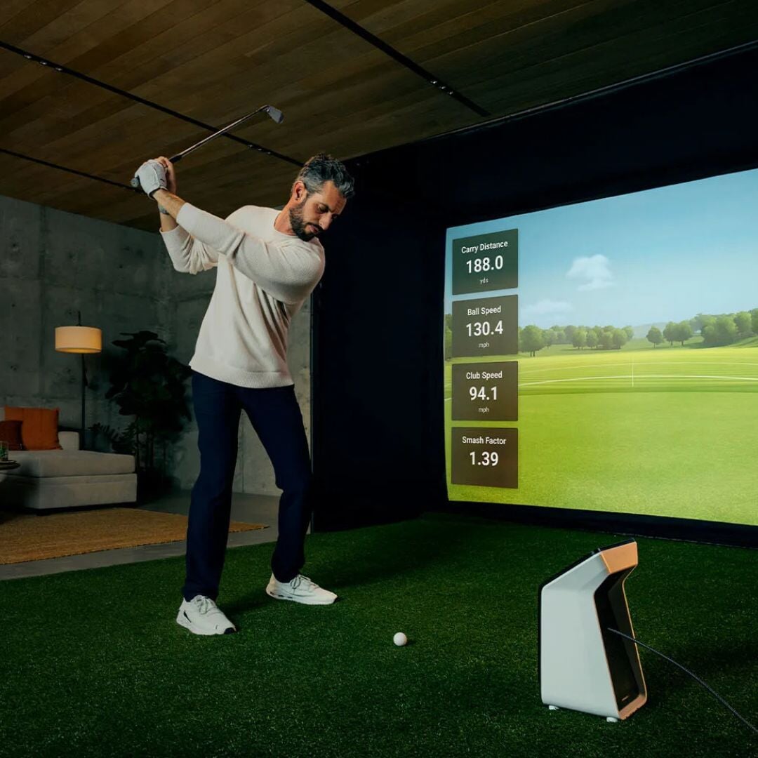 Shop Indoor Golf Garmin Approach R50 SIG12 Golf Simulator Package
