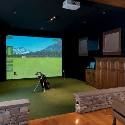 Shop Indoor Golf HD Golf Simulator Ultimate Training Package