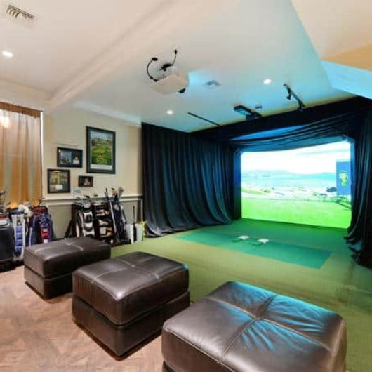 Shop Indoor Golf HD Golf Simulator Ultimate Training Package