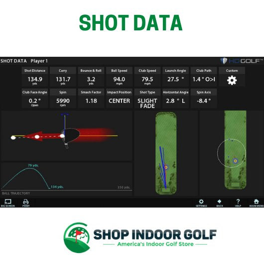 Shop Indoor Golf HD Golf Simulator Ultimate Training Package