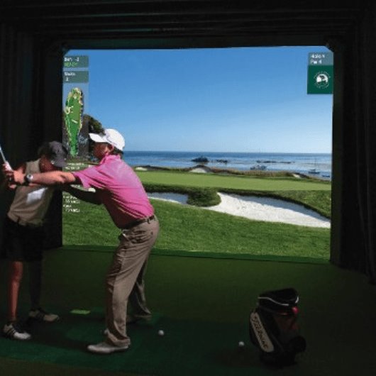 Shop Indoor Golf HD Golf Simulator Ultimate Training Package