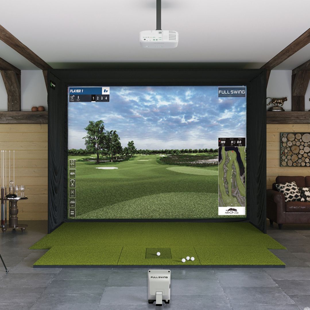 Shop Indoor Golf Full Swing KIT SIG12 Golf Simulator Package