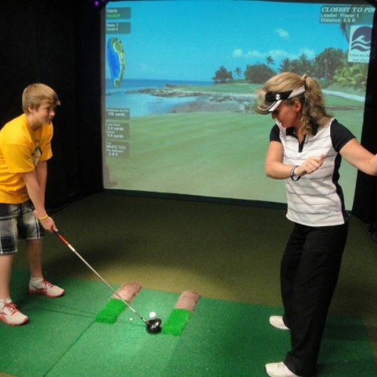 Shop Indoor Golf HD Golf Simulator Ultimate Training Package