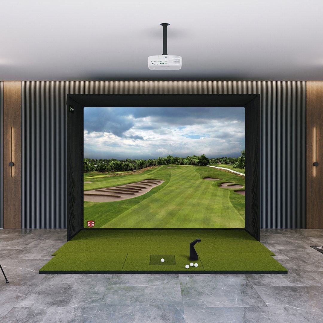 Shop Indoor Golf TruGolf Launch Box SIG10 Golf Simulator Package