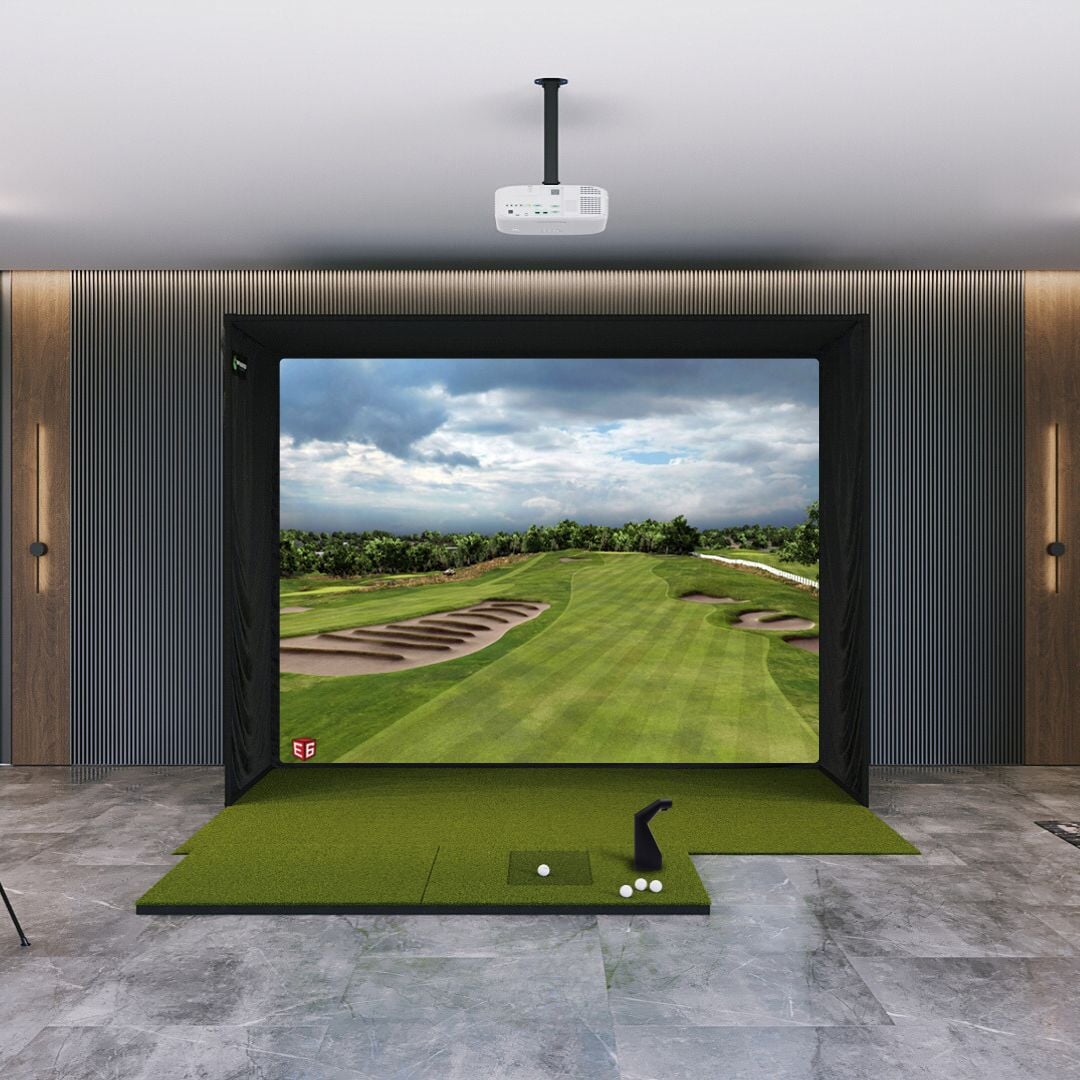 Shop Indoor Golf TruGolf Launch Box SIG10 Golf Simulator Package