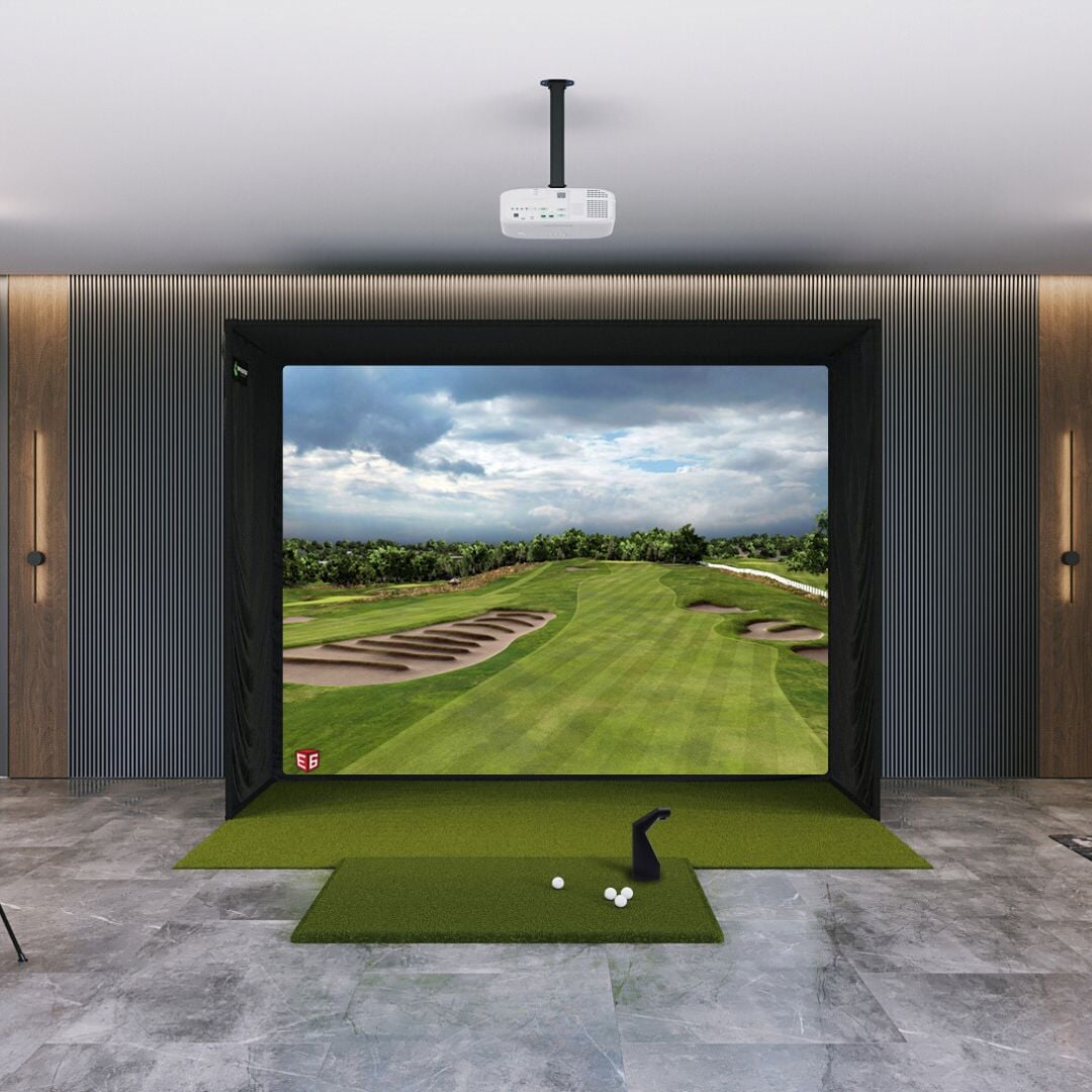 Shop Indoor Golf TruGolf Launch Box SIG10 Golf Simulator Package