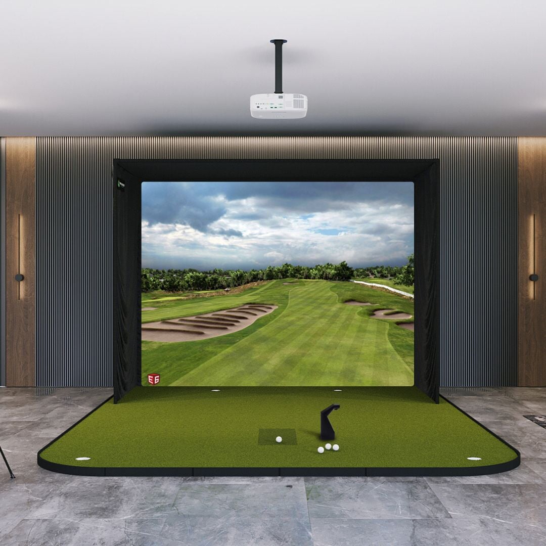 Shop Indoor Golf TruGolf Launch Box SIG10 Golf Simulator Package