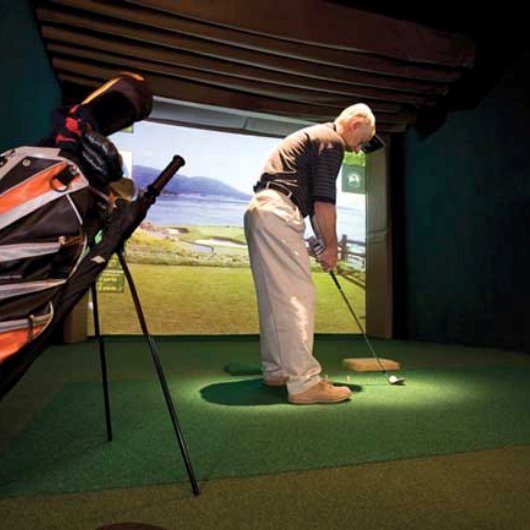 Shop Indoor Golf HD Golf Simulator Ultimate Training Package