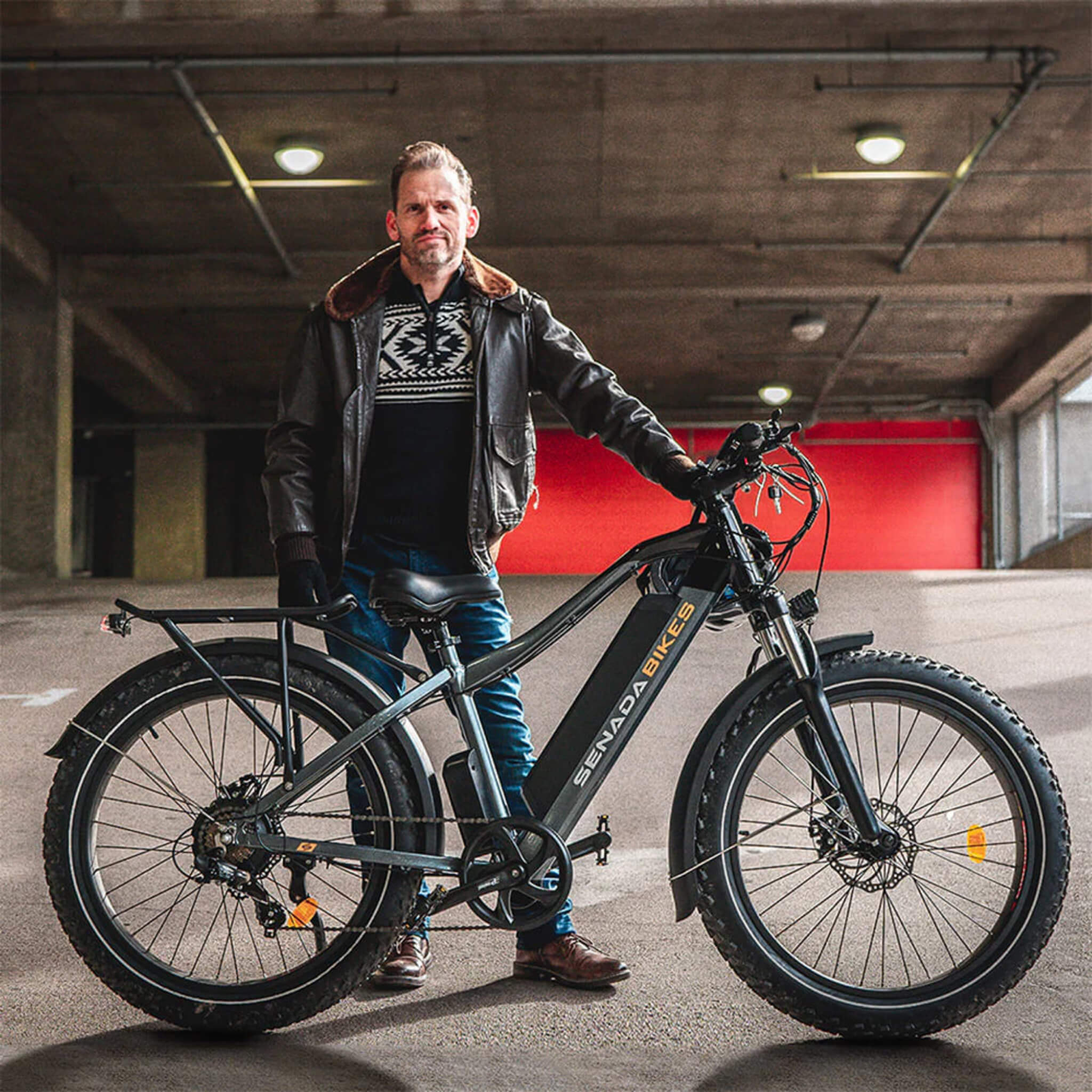 Senada Saber Plus 48V/21AH 1000W Electric All-Terrain Fat Tire Bike (SAK82547)