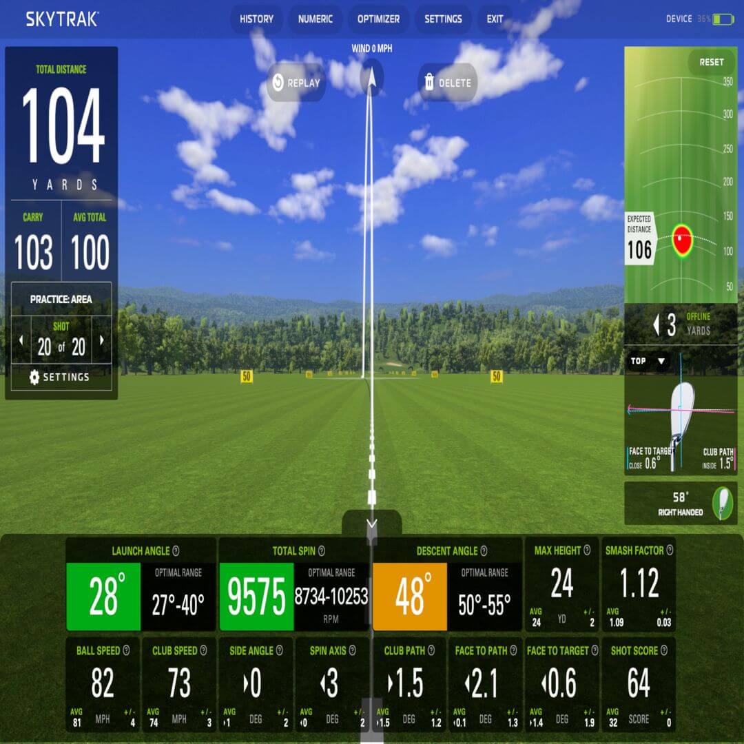Shop Indoor Golf SkyTrak+ Golf Net Practice Bundle