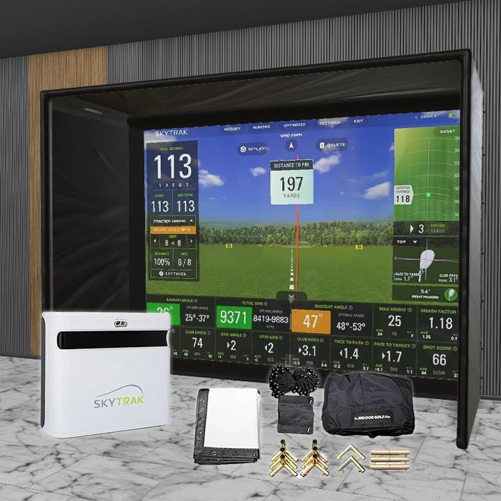 Shop Indoor Golf SkyTrak+ SIG DIY Golf Simulator Studio Package