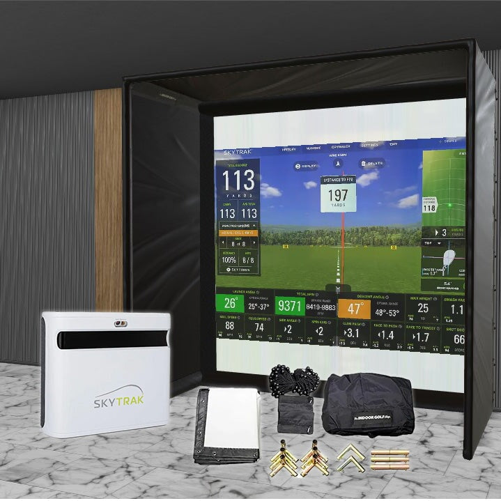 Shop Indoor Golf SkyTrak+ SIG DIY Golf Simulator Studio Package