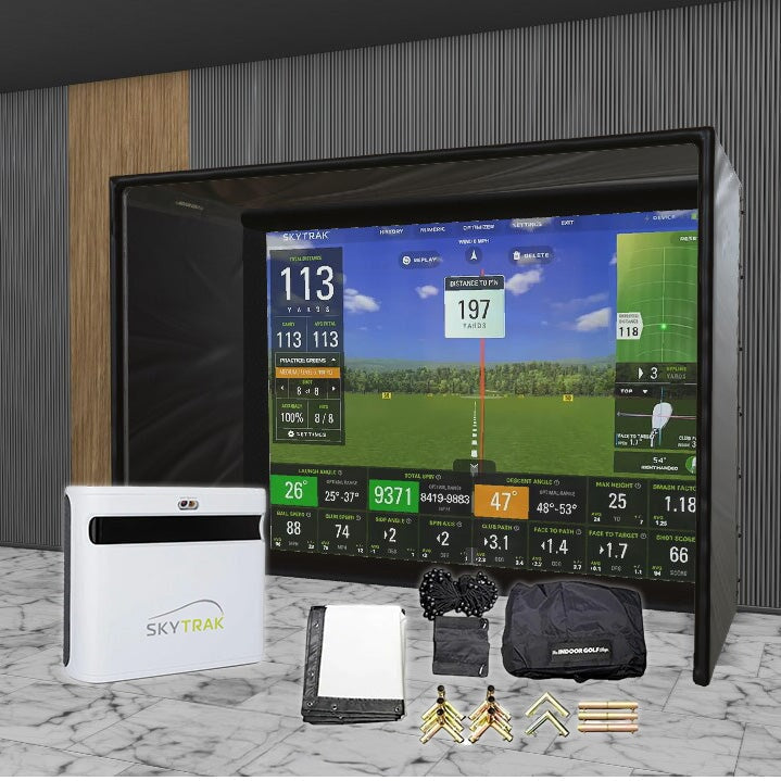 Shop Indoor Golf SkyTrak+ SIG DIY Golf Simulator Studio Package