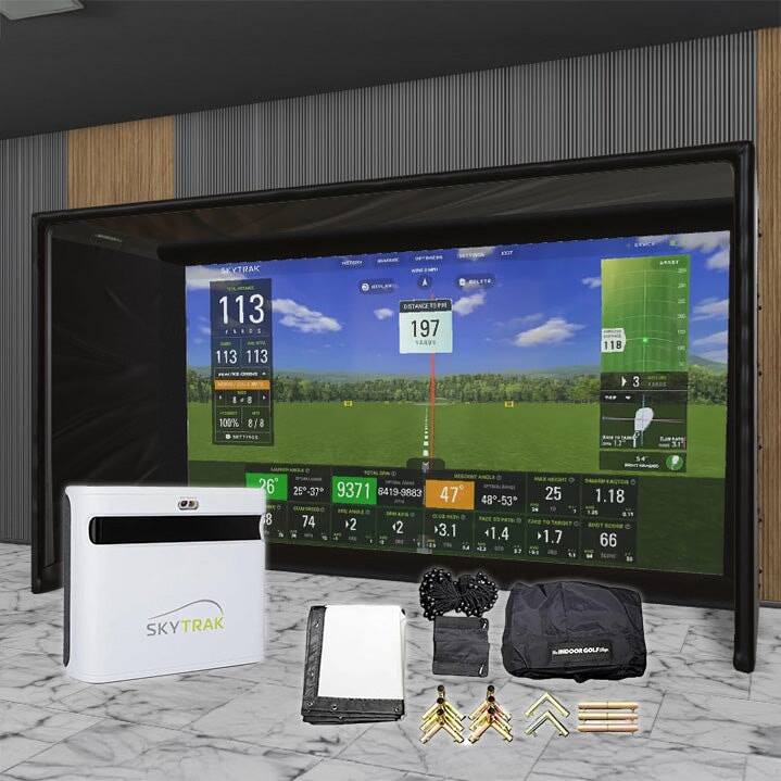 Shop Indoor Golf SkyTrak+ SIG DIY Golf Simulator Studio Package