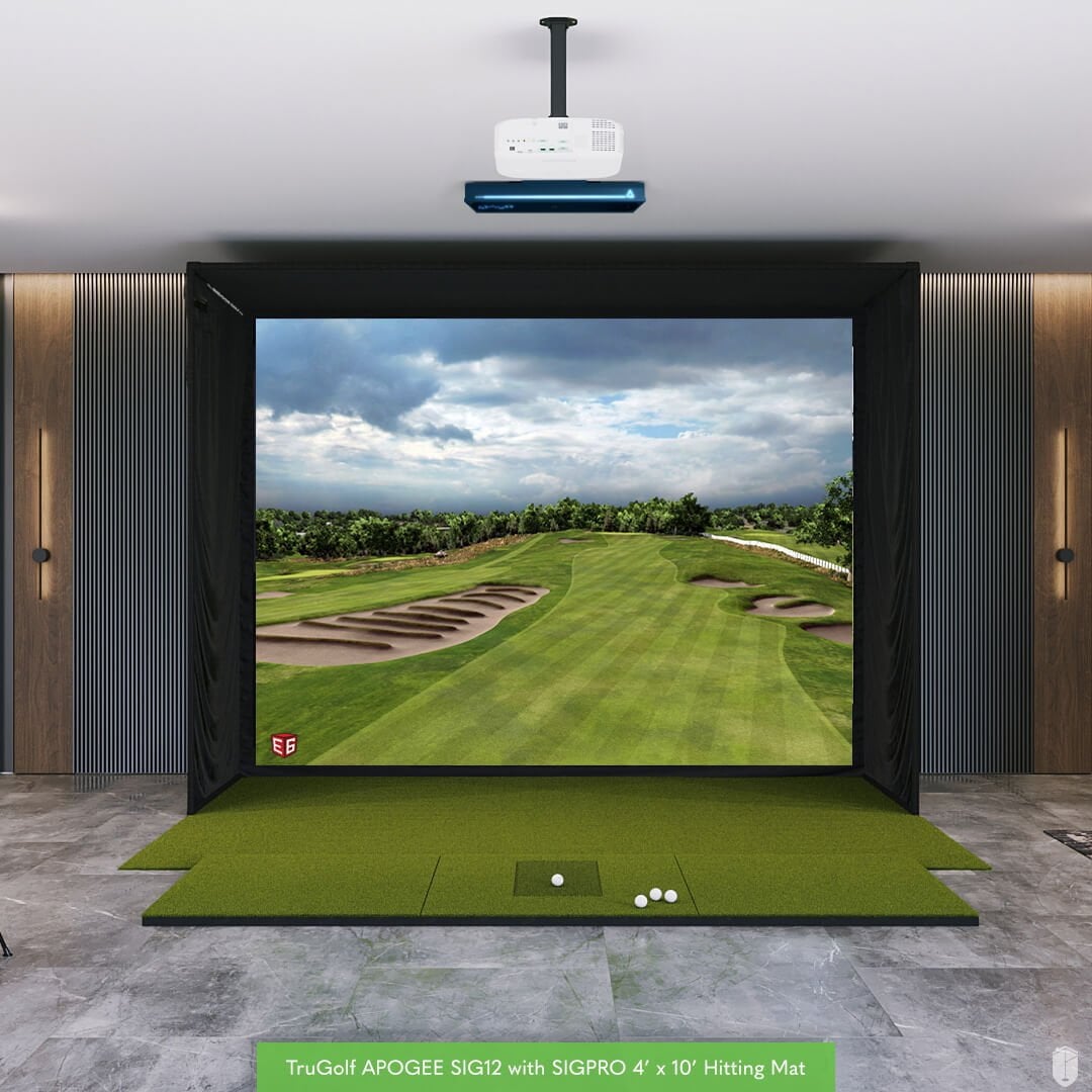 Shop Indoor Golf TruGolf APOGEE SIG12 Golf Simulator Package