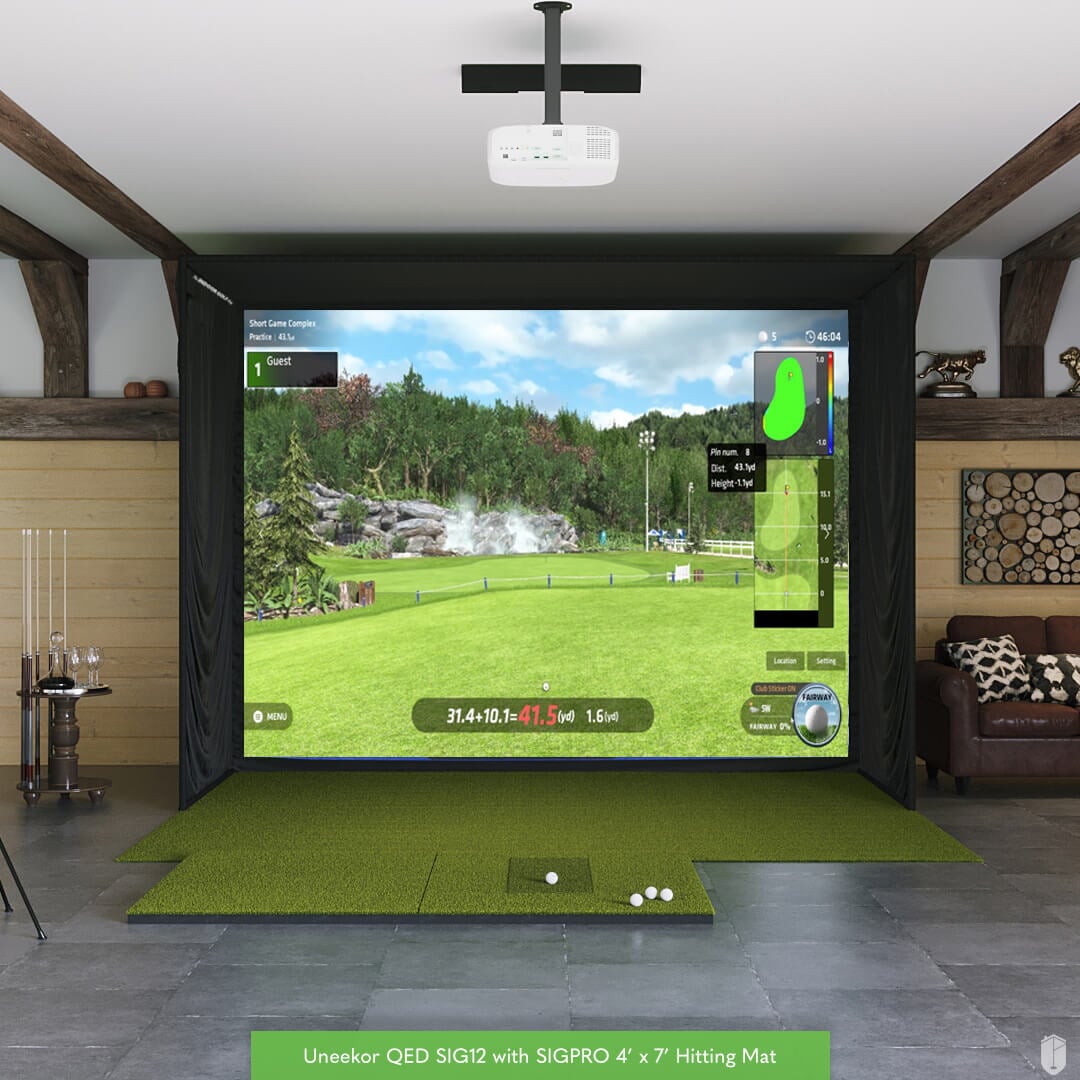 Shop Indoor Golf Uneekor QED SIG12 Golf Simulator