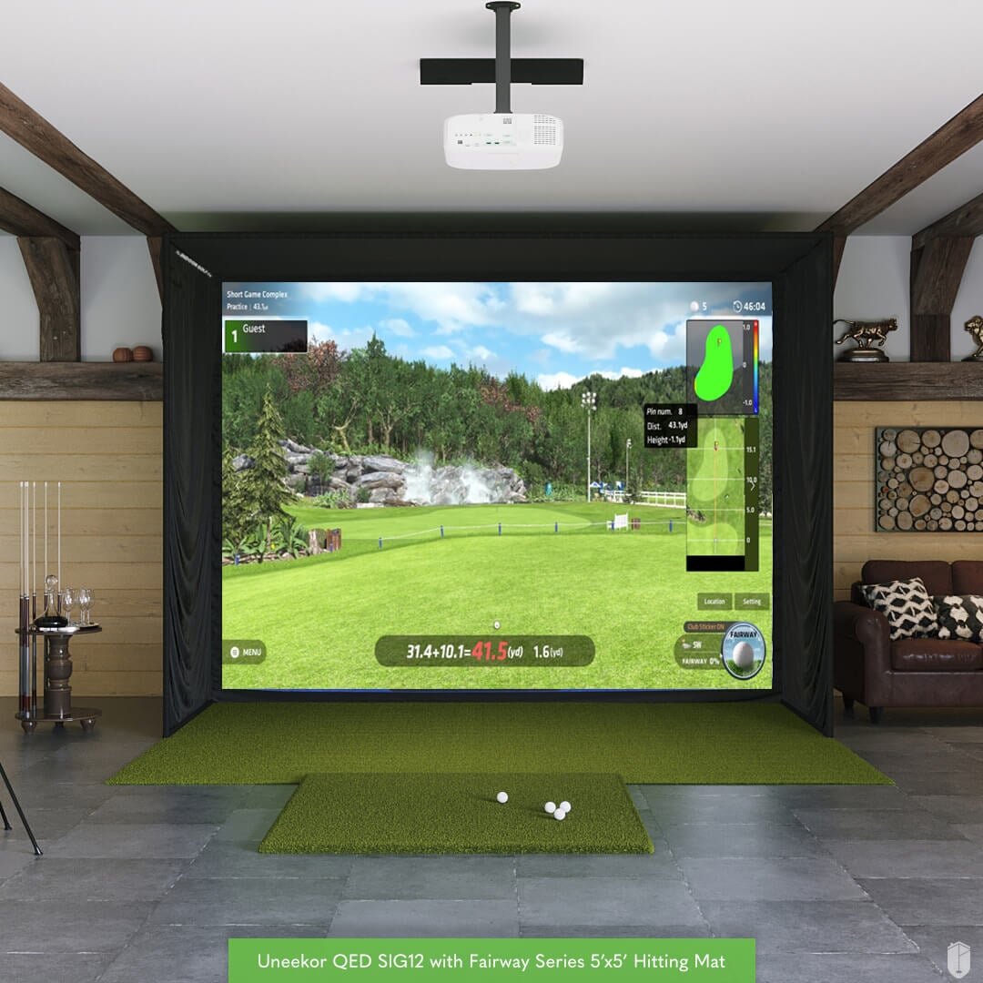 Shop Indoor Golf Uneekor QED SIG12 Golf Simulator