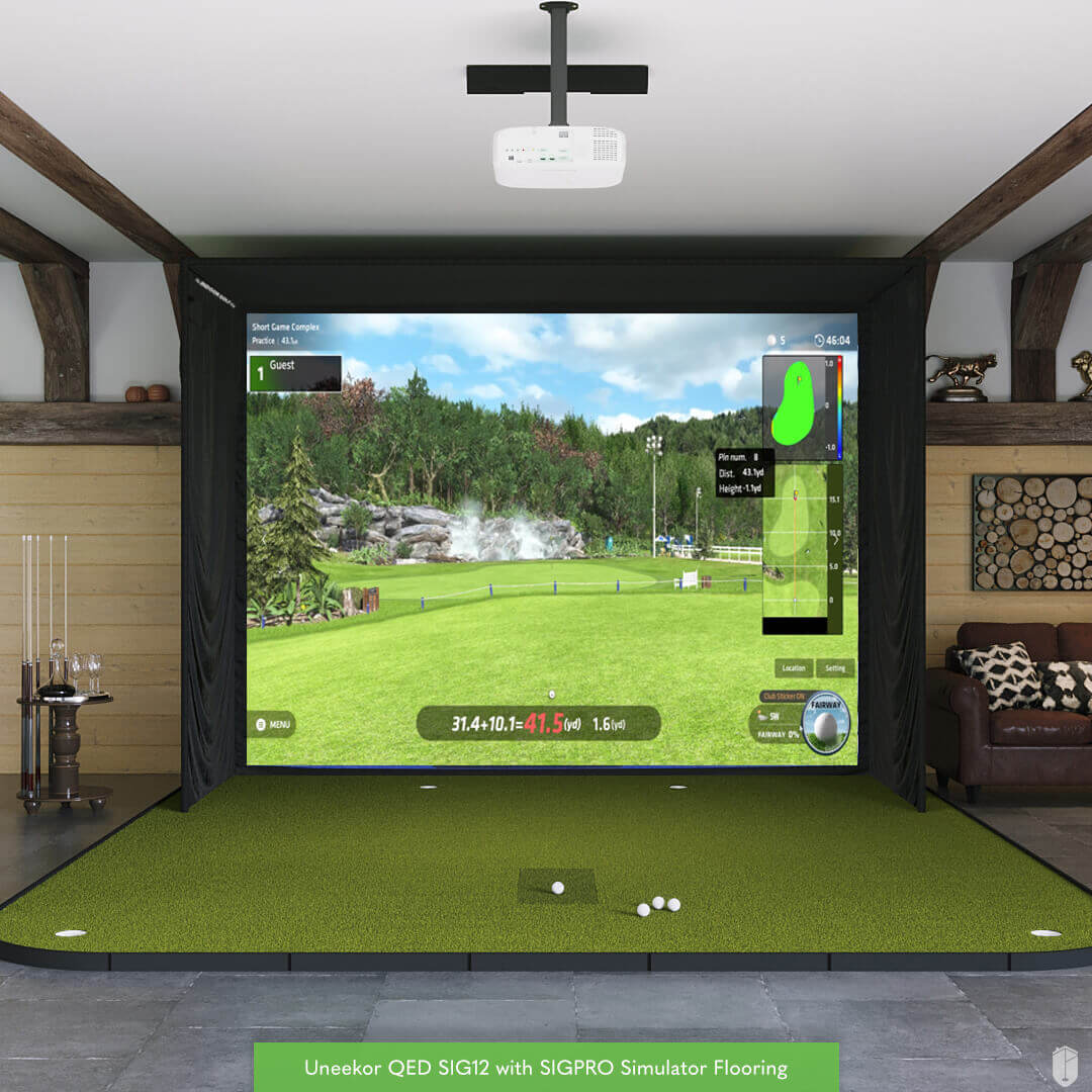 Shop Indoor Golf Uneekor QED SIG12 Golf Simulator