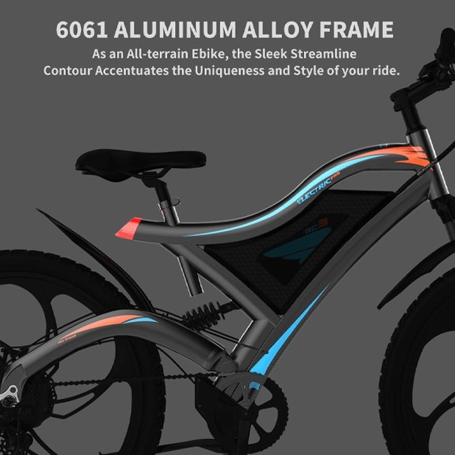 Aostirmotor S05-1 48V/11.6Ah 500W Electric Mountain Bike, 26" (SAK04041)
