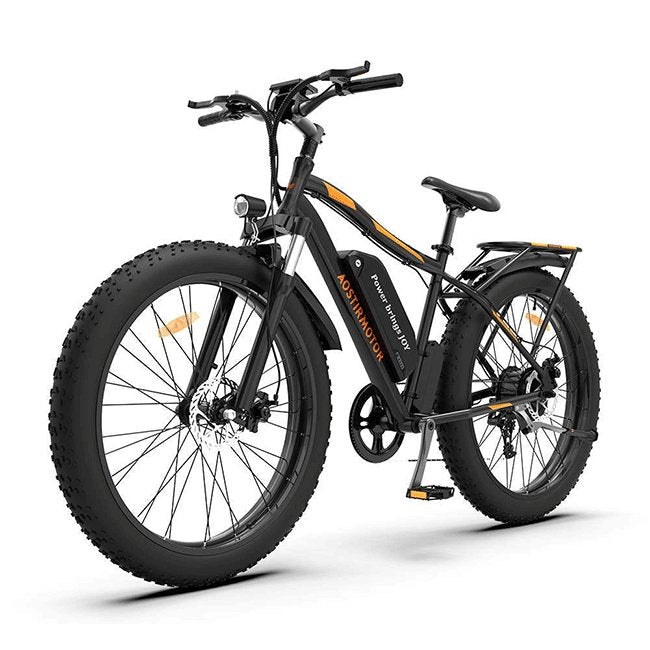 Aostirmotor S07-B 48V13Ah 750W Fat Tire Electric Mountain Bike, 26" (SAK68318)