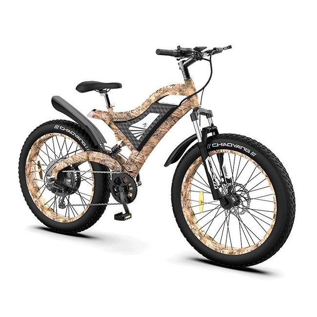 Aostirmotor S18-1500W 48V/15AH Fat Tire Electric Mountain Bike, 26" (SAK95254)