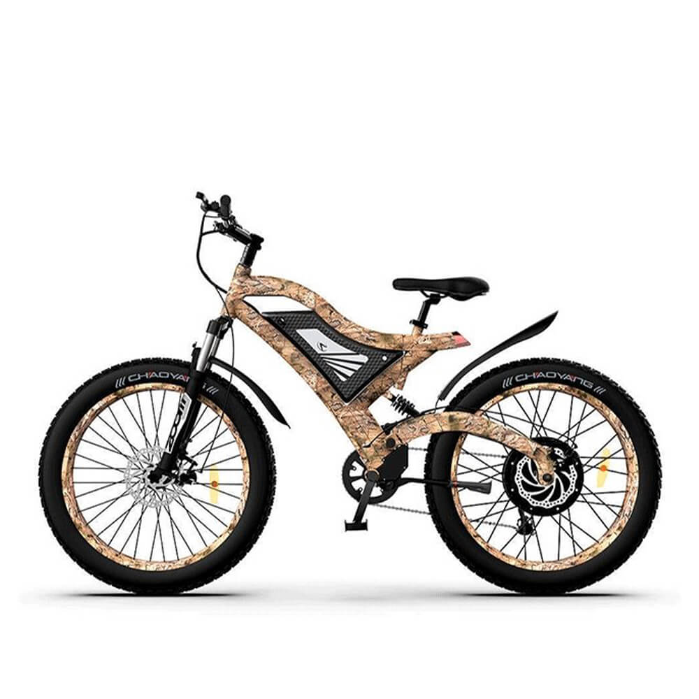 Aostirmotor S18-1500W 48V/15AH Fat Tire Electric Mountain Bike, 26" (SAK95254)