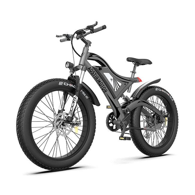 Aostirmotor S18 48V/15Ah 750W All Terrain Fat Tire Electric Mountain Bike, 26" (SAK03964)