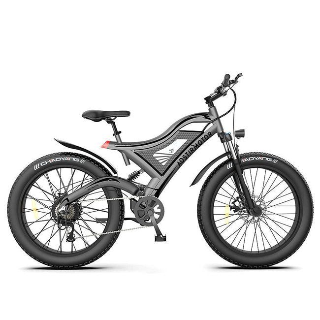 Aostirmotor S18 48V/15Ah 750W All Terrain Fat Tire Electric Mountain Bike, 26" (SAK03964)