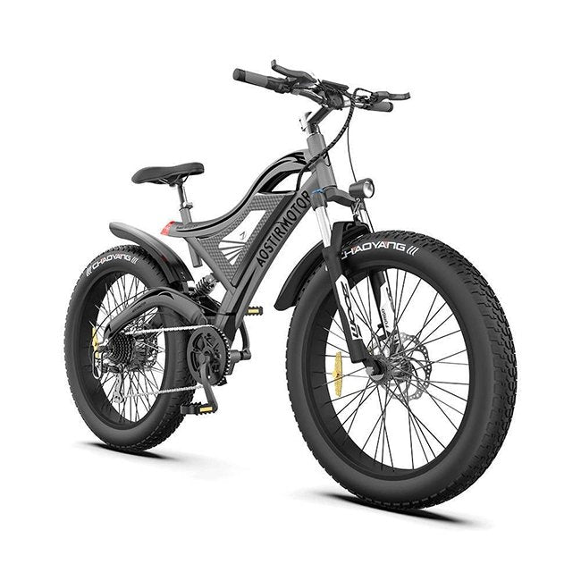 Aostirmotor S18 48V/15Ah 750W All Terrain Fat Tire Electric Mountain Bike, 26" (SAK03964)