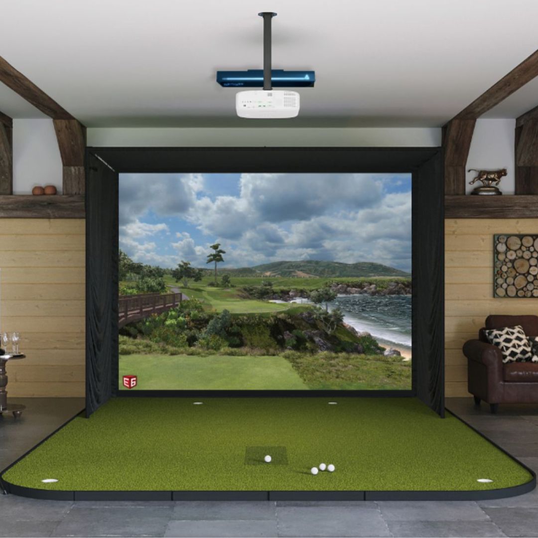 Shop Indoor Golf TruGolf APOGEE SIG10 Golf Simulator Package