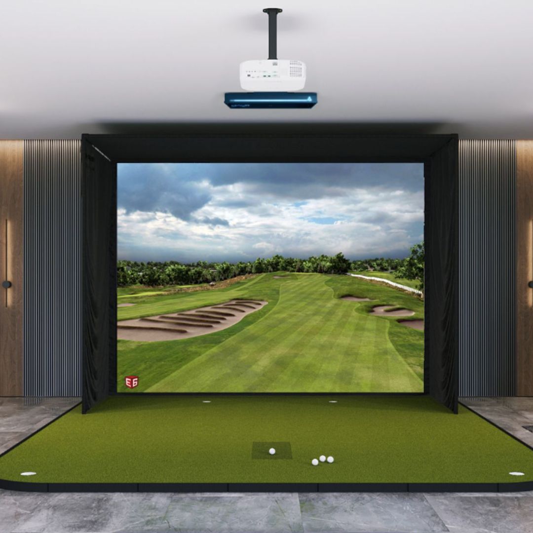 Shop Indoor Golf TruGolf APOGEE SIG12 Golf Simulator Package