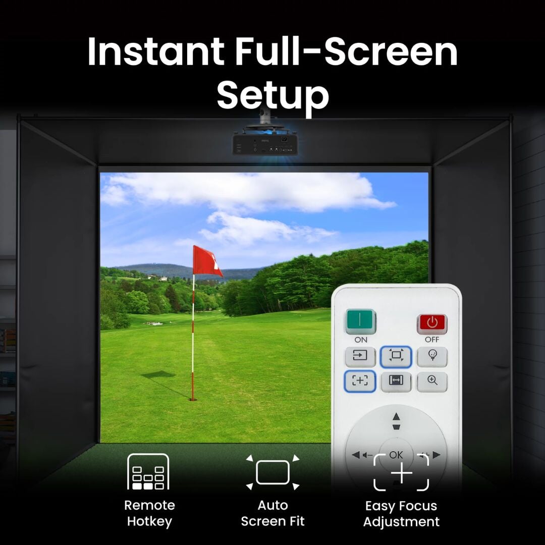Shop Indoor Golf BenQ AH700ST Golf Simulator Projector