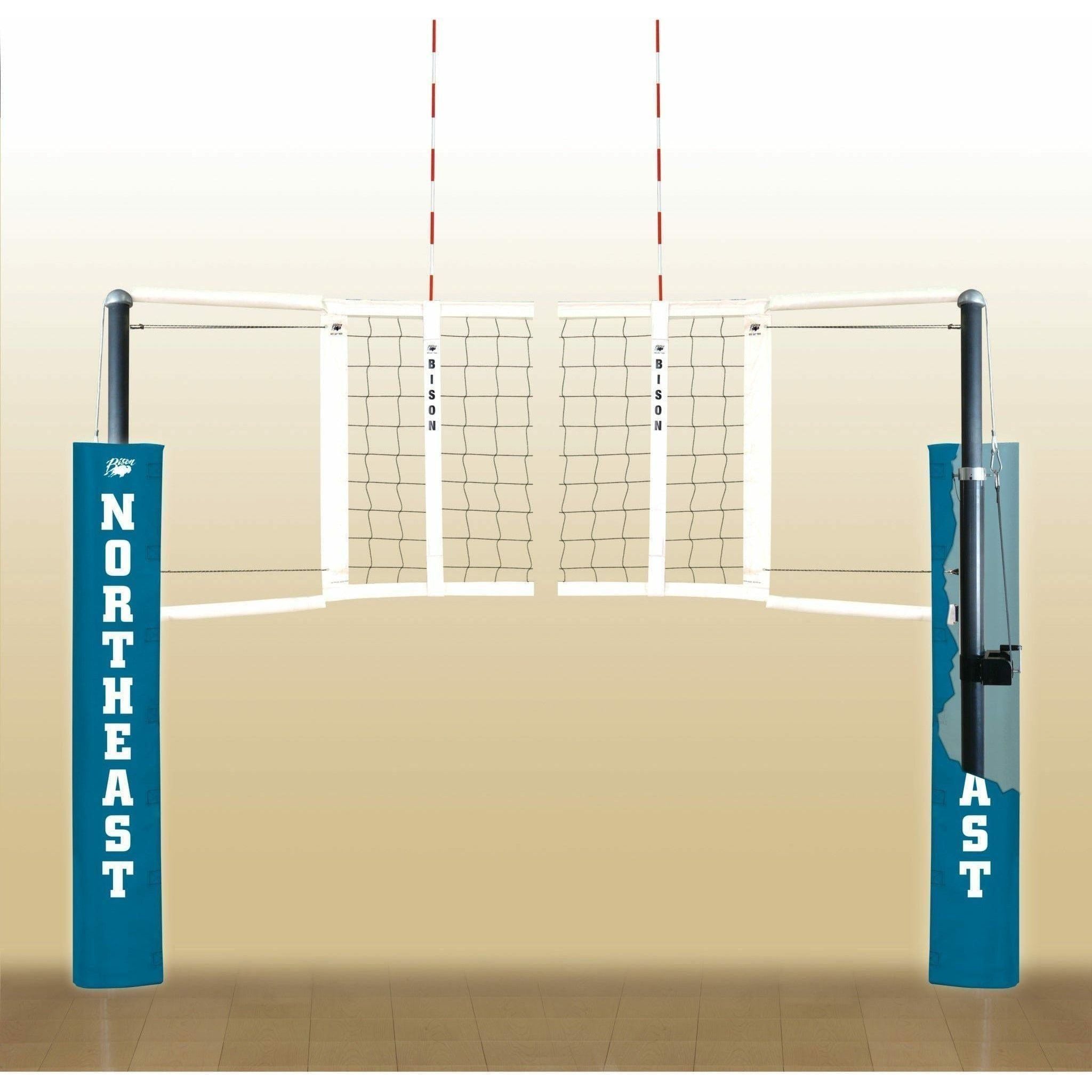 Bison 3" CarbonLite Composite Complete Volleyball System VB7222